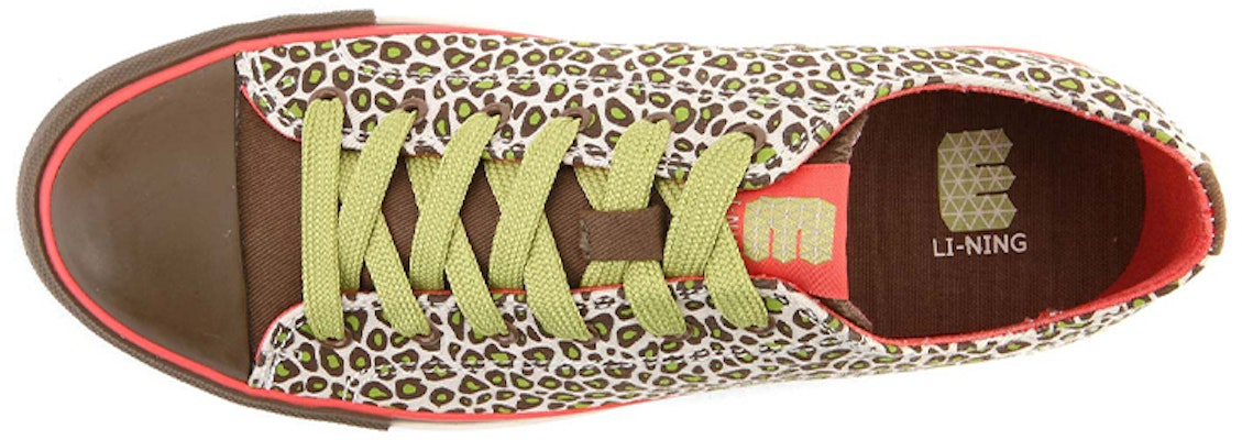 (Women) Li-Ning Classic Casual 'Brown Green' ALCF188-1 Shop (Women) Li-Ning Classic Casual 'Brown Green' ALCF188-1