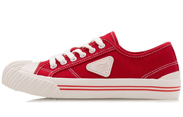 Buy LiNing李寧 Cookie 經典休閒帆布鞋 女款 白紅