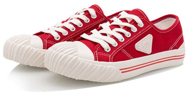 (W) 李寧クラシックカジュアル「クッキー - 白赤」 AGCQ256-4 Lookbook (W) 李寧クラシックカジュアル「クッキー - 白赤」 AGCQ256-4