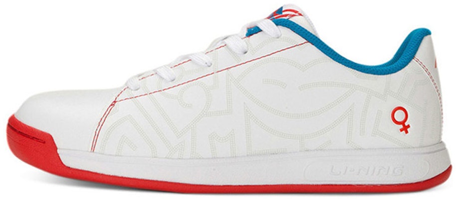 (Women) Li-Ning Classic Casual 'White Red' ALCG036-1 Buy (Women) Li-Ning Classic Casual 'White Red' ALCG036-1