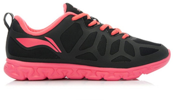 LiNing李寧 經典休閒 輕便透氣 低筒 跑步鞋 女款 黑粉 Order LiNing李寧 經典休閒 輕便透氣 低筒 跑步鞋 女款 黑粉