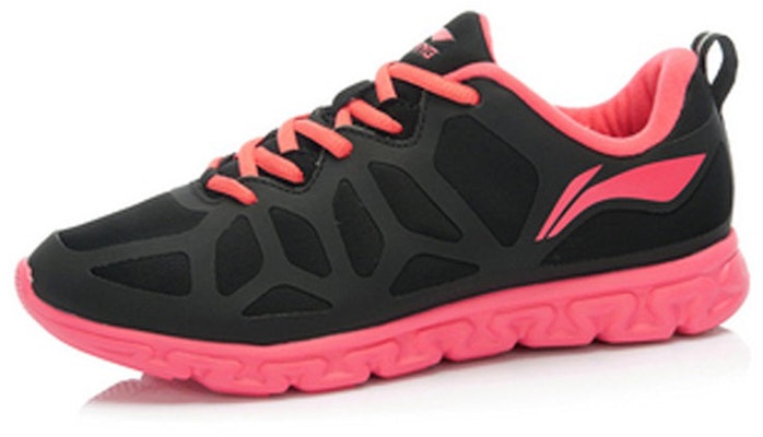 LiNing李寧 經典休閒 輕便透氣 低筒 跑步鞋 女款 黑粉 Lookbook LiNing李寧 經典休閒 輕便透氣 低筒 跑步鞋 女款 黑粉