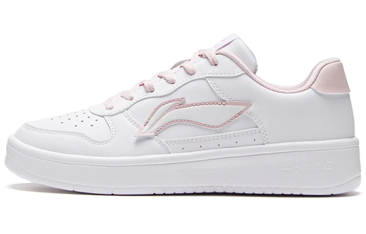 Buy LiNing李寧 經典休閒 防滑耐磨 低筒 滑板鞋 女款 白粉色