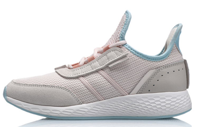 (Women) Li-Ning Classic Casual Mid-Top 'Light Pink Apricot' AGCP118-1