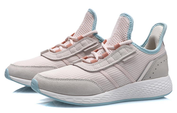 Lookbook (Women) Li-Ning Classic Casual Mid-Top 'Light Pink Apricot' AGCP118-1