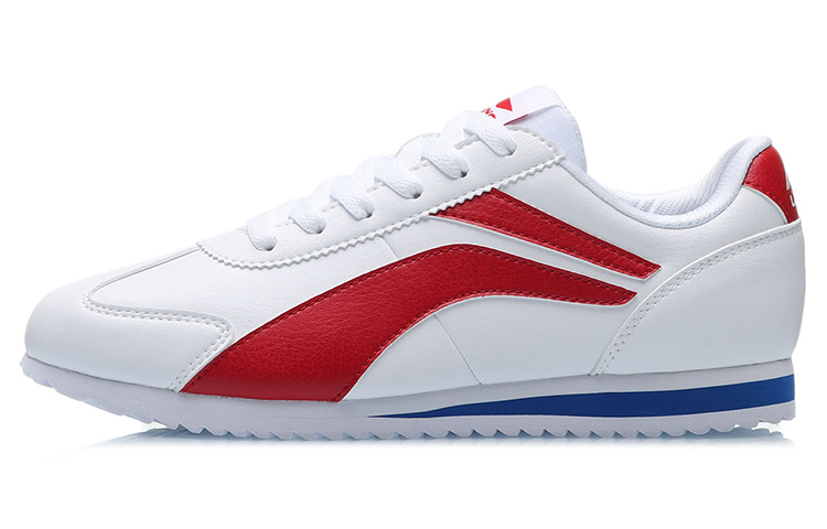 (Women) Li-Ning Classic Casual Running Shoe 'White Red' AGCP264-6