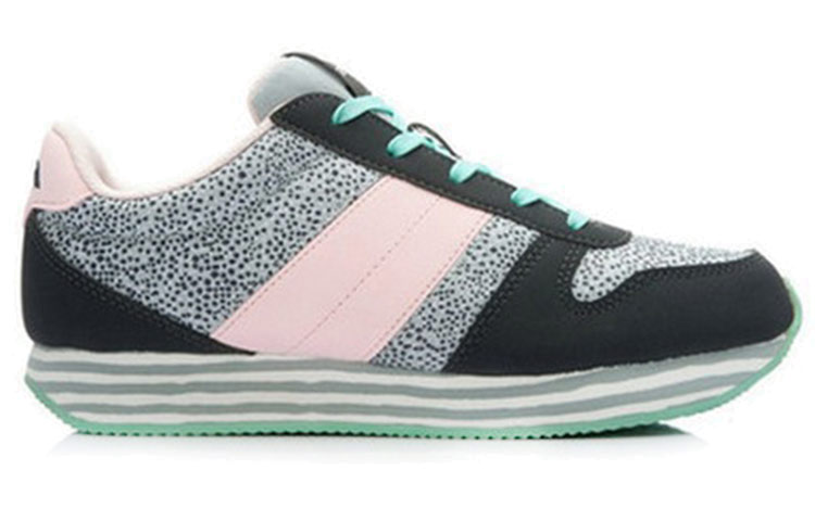 (W) Li-Ning Classic Casual Running Shoes 'Black' 圖 2