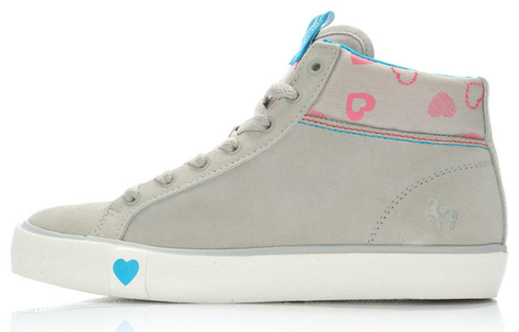 (W) Li-Ning Classic Casual Skate Shoes 'Grey'