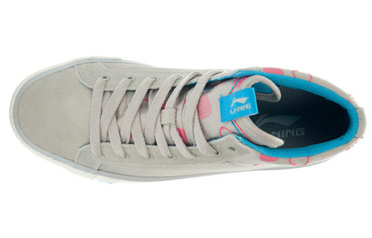 (W) Li-Ning Classic Casual Skate Shoes 'Grey' 圖 3