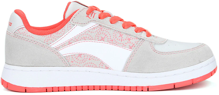 (W) Li-Ning Kasut Kasual Klasik 'Kelabu Putih Oren' ALCF132-3 Order (W) Li-Ning Kasut Kasual Klasik 'Kelabu Putih Oren' ALCF132-3