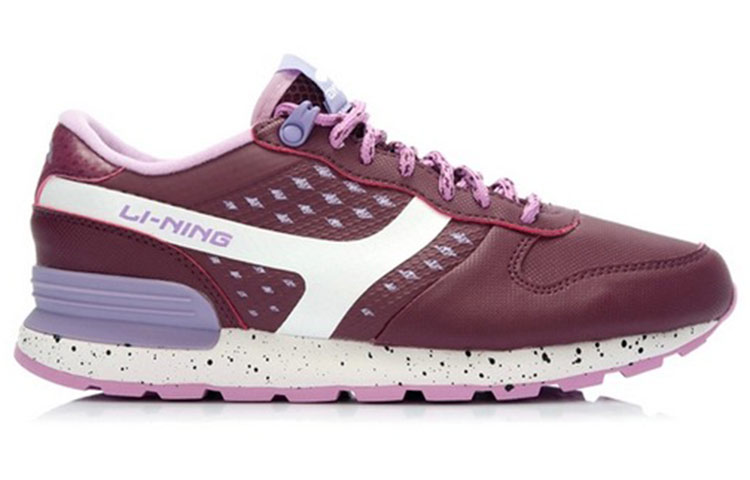 Order (W) Li-Ning Klasik Selesa 'Putih Ungu' ALCJ156-3