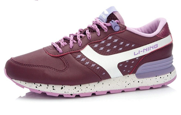 Lookbook (W) Li-Ning Klasik Selesa 'Putih Ungu' ALCJ156-3