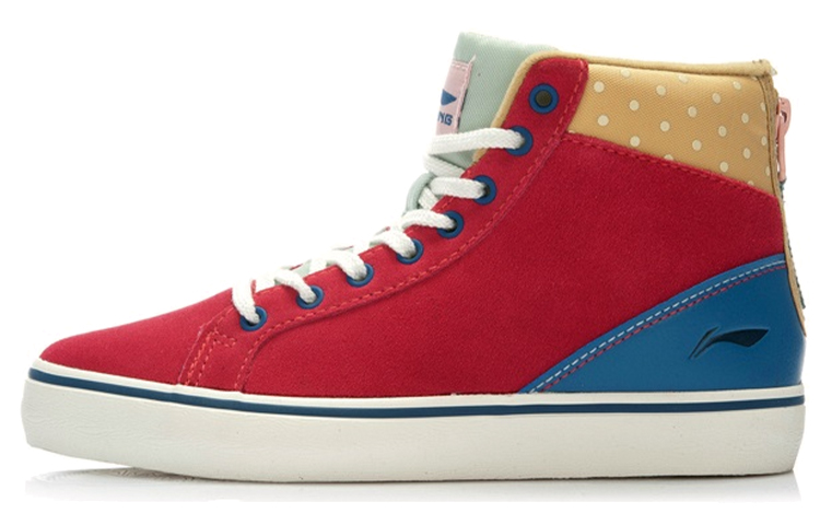 (Women) Li-Ning Classic Comfort High 'Red Blue' ALCJ116-1