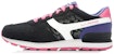 (W) Li-Ning Klasik Rendah 'Hitam Putih Ungu' Sneakers ALCK026-3