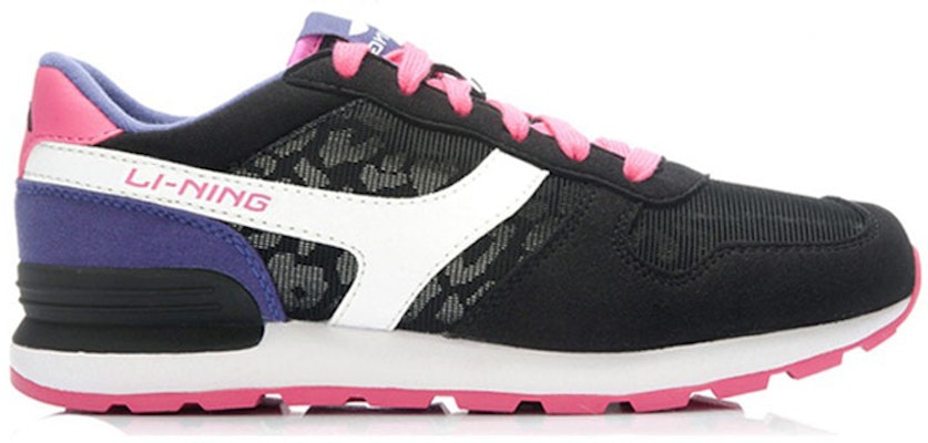(Women) Li-Ning Classic Comfort Low-Top 'Black White Purple' ALCK026-3 Order (Women) Li-Ning Classic Comfort Low-Top 'Black White Purple' ALCK026-3