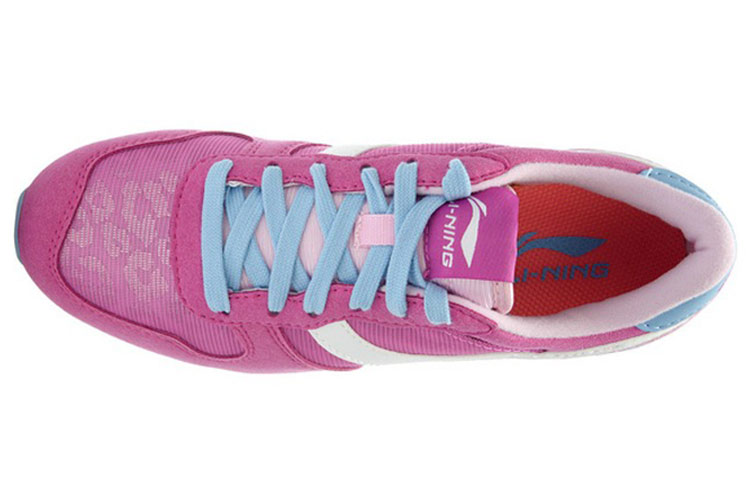 Shop (W) Li-Ning Klasik Kenyamanan Rendah 'Pink Putih' ALCK026-2