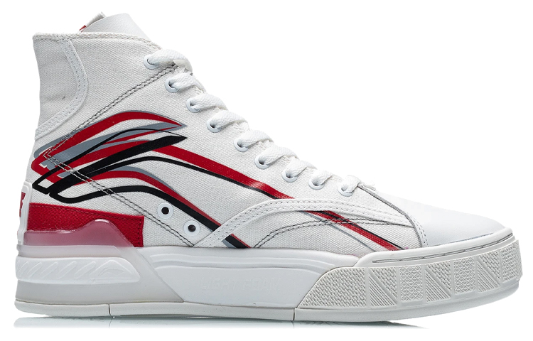 Order (W) Li-Ning Classic High-Top ''Wit Rood'' AGCR216-2