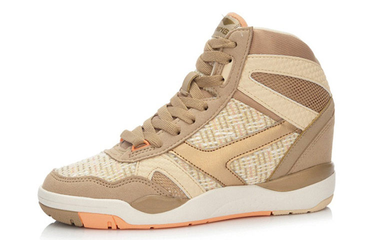 Lookbook (W) 李寧クラシックハイ「暖ブラウン」 (Lining Kurashikku Hai "Dan Buraun") ALCK112-2