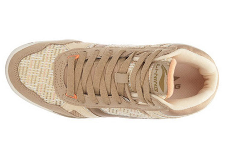 Shop (W) 李寧クラシックハイ「暖ブラウン」 (Lining Kurashikku Hai "Dan Buraun") ALCK112-2