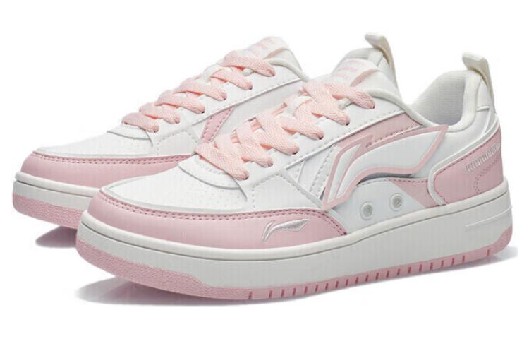 Lookbook (W) Li-Ning Klasik Santai 'Putih Pink' AGCS134-1