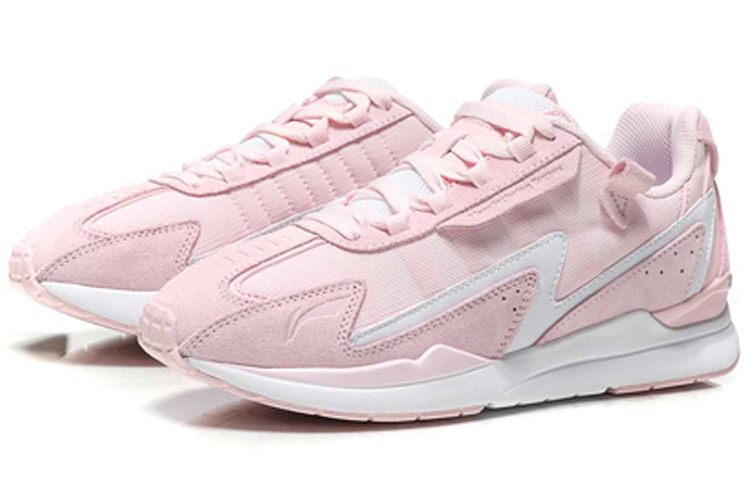 Lookbook (W) Li-Ning Clásico Casual Bajo 'Rosa Blanco' AGCN398-5