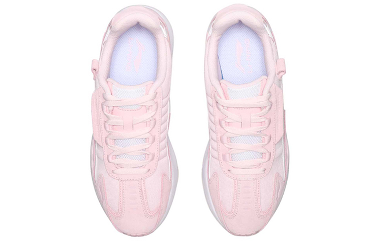 Shop (W) Li-Ning Clásico Casual Bajo 'Rosa Blanco' AGCN398-5