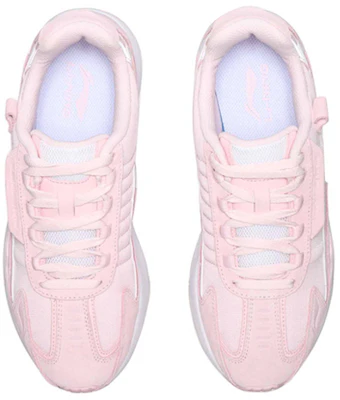(W) Li-Ning Clásico Casual Bajo 'Rosa Blanco' AGCN398-5 Shop (W) Li-Ning Clásico Casual Bajo 'Rosa Blanco' AGCN398-5