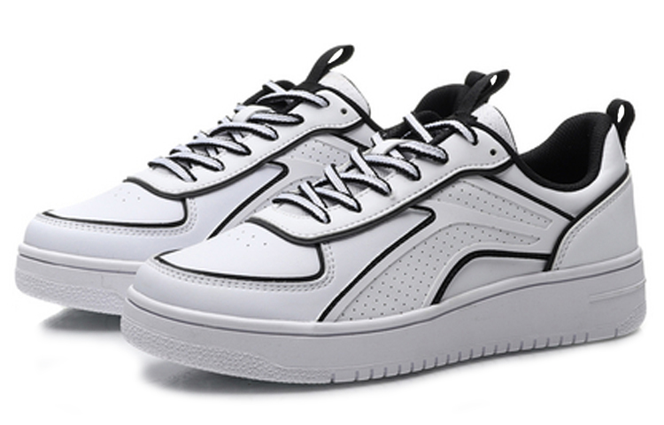 Lookbook (W) 리닝 클래식 로우 '화이트 블랙' (Li-Ning keullaesik rou 'hwaiteu beullaek') AGCP128-6