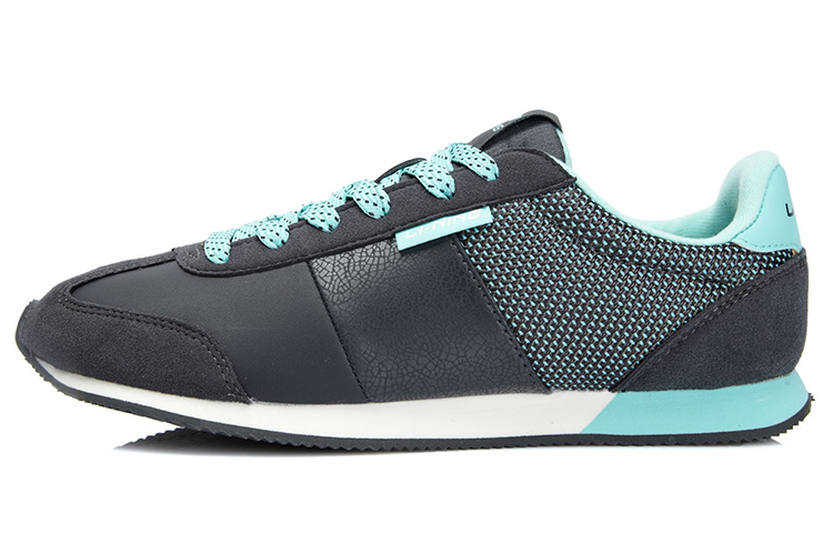 Buy (W) Li-Ning Klassieke Lichtgewicht Casual Running Schoen ''Zwart Blauw'' ALCK126-3
