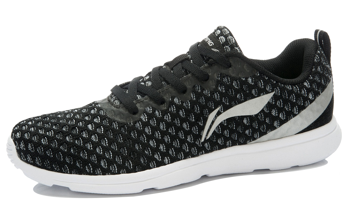 Order (W) Li-Ning Klassiek Lichtgewicht Laag ''Zwart Grijs Wit'' ARJK012-5