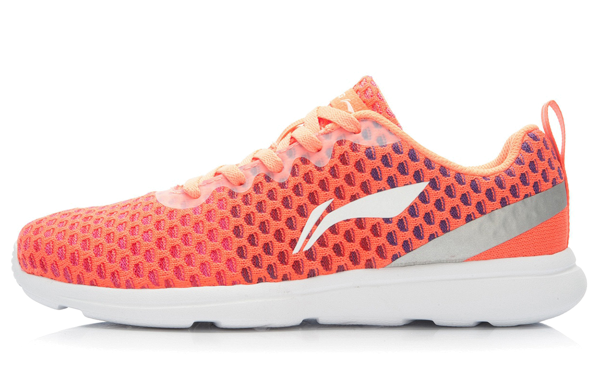 (Women) Li-Ning Classic Lightweight Running 'Orange White' ARJK012-4