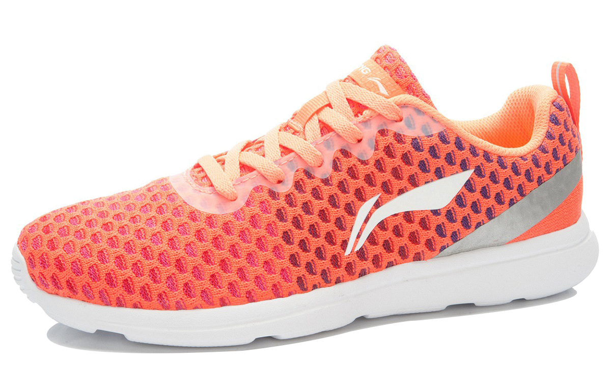 Order (W) Li-Ning Klassieke Lichtgewicht Hardloopschoenen ''Oranje Wit'' ARJK012-4