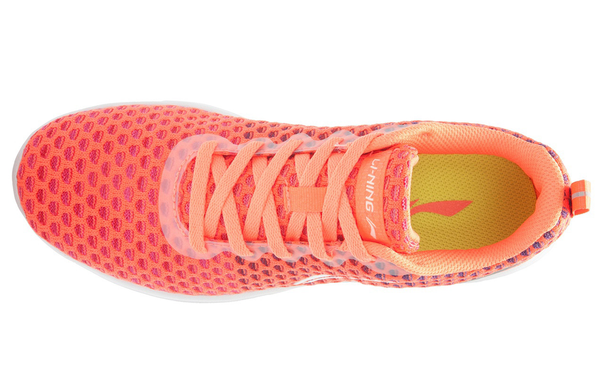 Lookbook (W) Li-Ning Klassieke Lichtgewicht Hardloopschoenen ''Oranje Wit'' ARJK012-4