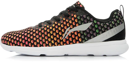 (Women) Li-Ning Classic Lightweight Running Shoe 'Black White Orange' ARJK012-1 (Women) Li-Ning Classic Lightweight Running Shoe 'Black White Orange' ARJK012-1