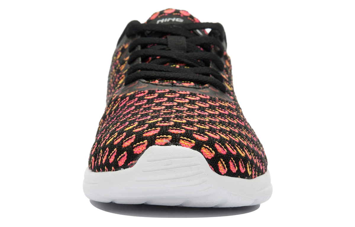Shop (W) Li-Ning Scarpe Running Leggere Classiche ''Nero Bianco Arancione'' ARJK012-1