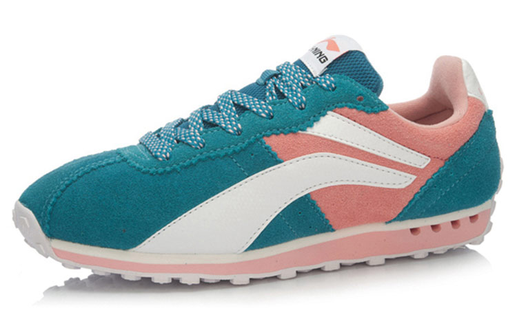 Lookbook (W) Li-Ning Klasik Low-Top 'Biru Putih' ALCK136-2