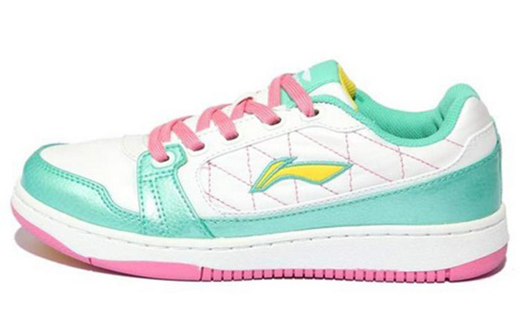 (Women) Li-Ning Classic Low-Top 'White Green' ALCF140-2