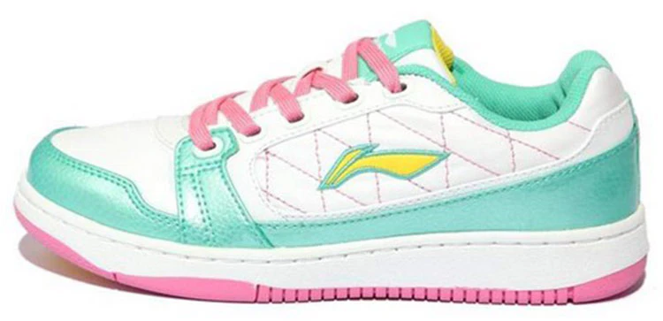 women-li-ning-classic-low-top-white-green-alcf-140-2