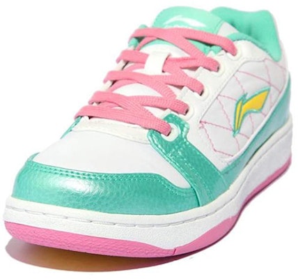 (W) Li-Ning Classic Sepatu Rendah 'Putih Hijau' ALCF140-2 Lookbook (W) Li-Ning Classic Sepatu Rendah 'Putih Hijau' ALCF140-2