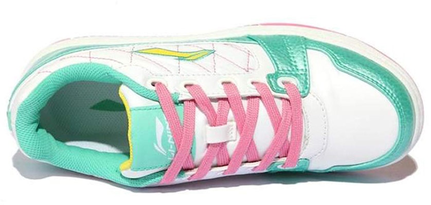 (W) Li-Ning Classic Sepatu Rendah 'Putih Hijau' ALCF140-2 Shop (W) Li-Ning Classic Sepatu Rendah 'Putih Hijau' ALCF140-2