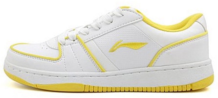 (Women) Li-Ning Classic Low-Top 'White Yellow' ALCF142-2 (Women) Li-Ning Classic Low-Top 'White Yellow' ALCF142-2