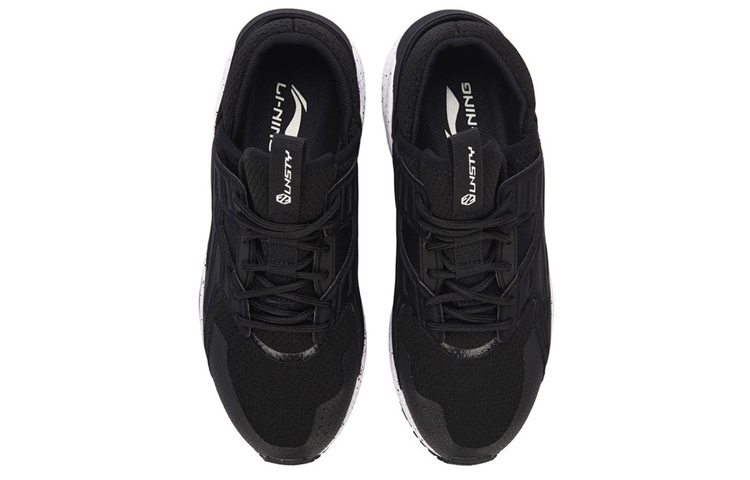 Shop (Women) Li-Ning Classic Low 'Black White' AGCM244-1