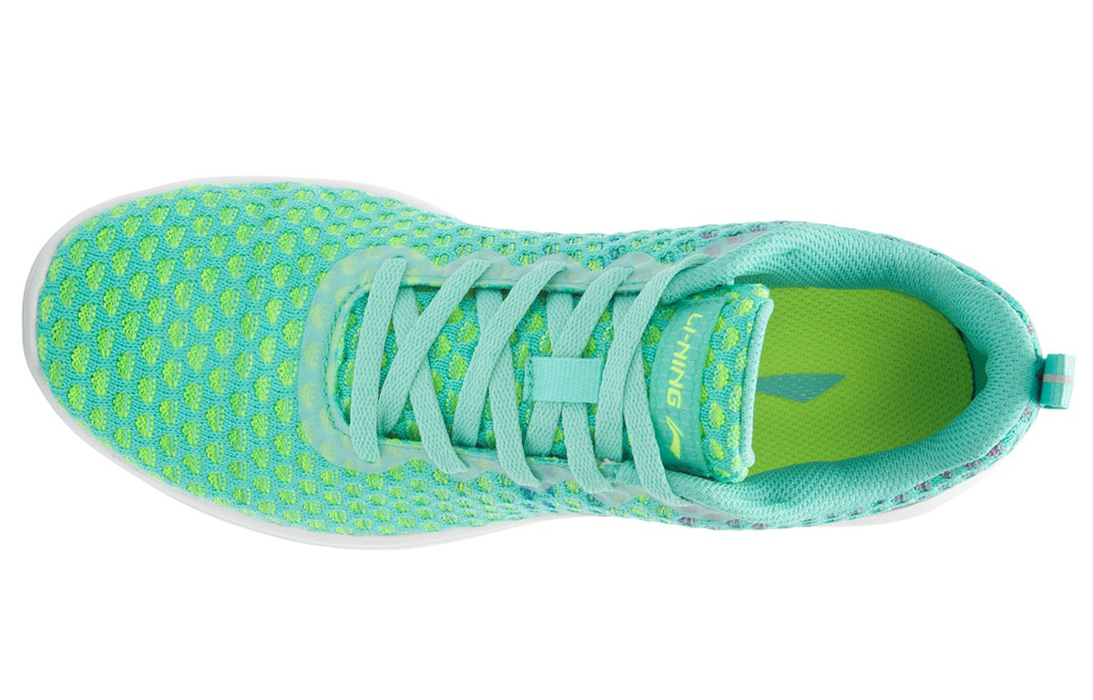 Lookbook LiNing李寧 低筒 經典輕質跑步鞋 女款 青綠色