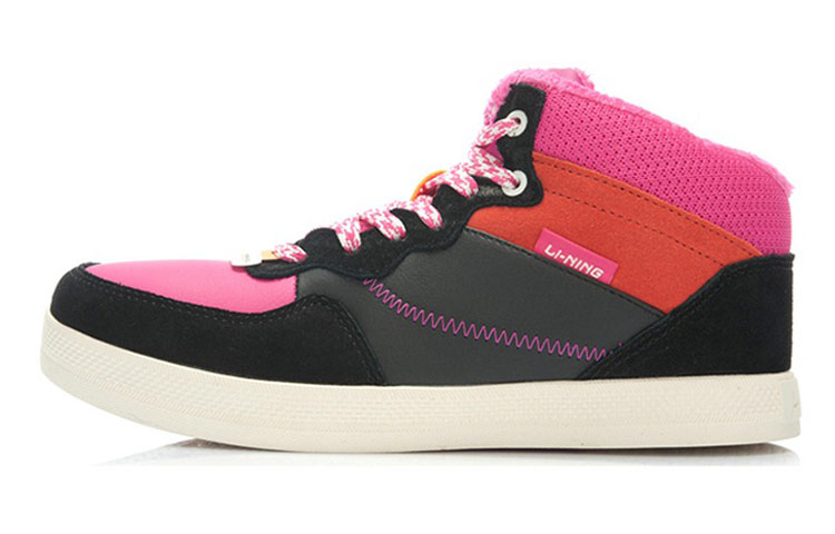 Buy (W) 李寧クラシックミッド「黒薔薇ピンク」 ALAJ056-2