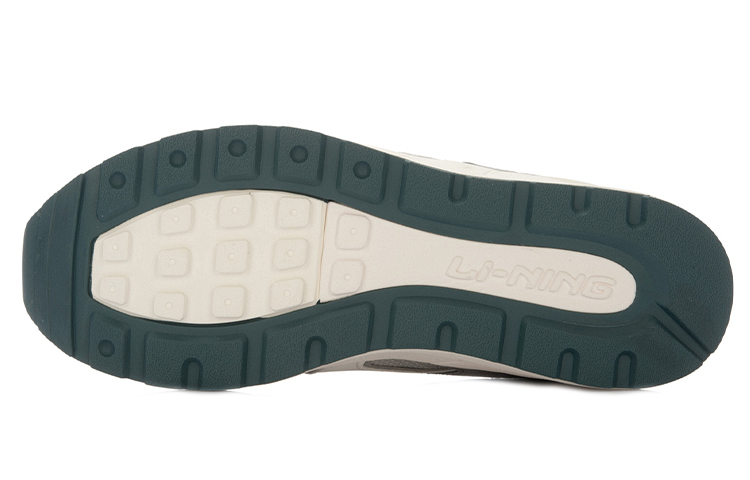 Shop (W) Li-Ning Classique Rétro Running ''Gris Blanc'' ARCL026-2