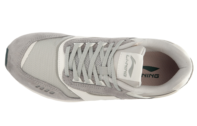 Purchase (W) Li-Ning Classique Rétro Running ''Gris Blanc'' ARCL026-2