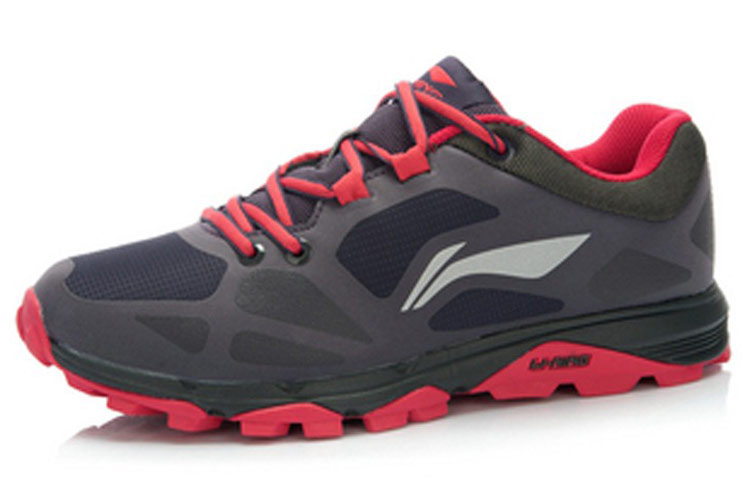 Lookbook (W) Li-Ning Kasut Lari Klasik 'Hitam Merah' ARDJ012-3