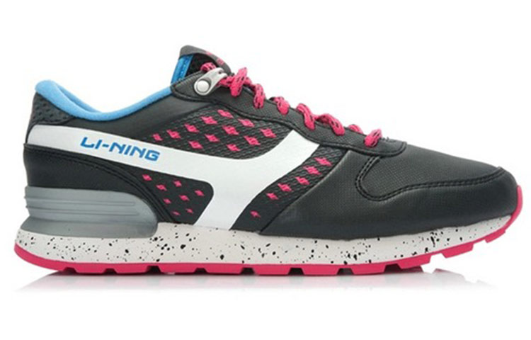 Order (Women) Li-Ning Classic Running 'Black White Pink' ALCJ156-1