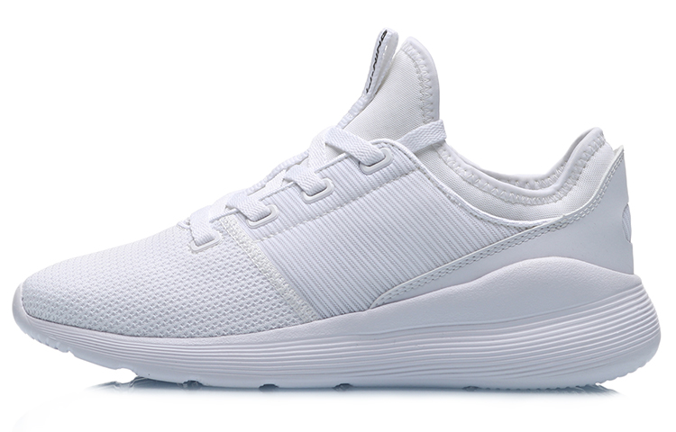 (Women) Li-Ning Classic Running 'Lightweight Breathable White' AGLP066-3