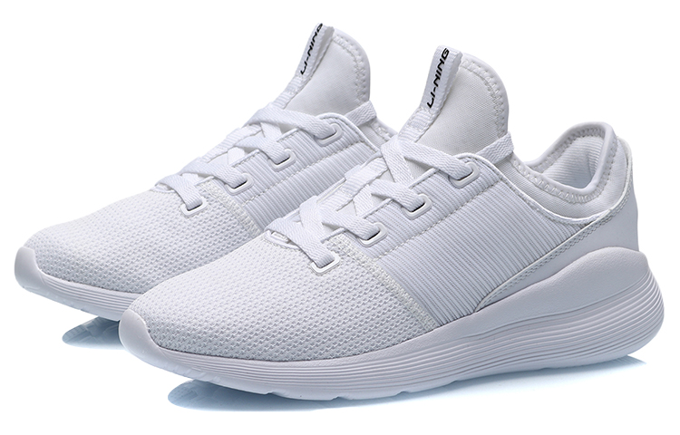 Lookbook (Women) Li-Ning Classic Running 'Lightweight Breathable White' AGLP066-3